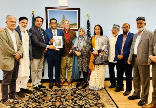 ওসমানী বিমানবন্দরে আন্তর্জাতিক ফ্লাইটের দাবিতে নিউইয়র্কে স্মারকলিপি