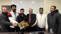 প্যারিসে সাংবাদিক মতিউর রহমান মুন্নাকে সংবর্ধনা