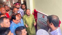 কমলগঞ্জে পৌর মার্কেটের ১ম তলার উদ্বোধন
