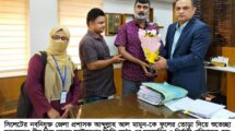 নবাগত জেলা প্রশাসকের সাথে গ্রীণ ডিসএ্যাবল্ড ফাউন্ডেশনের মতবিনিময়