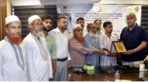সিলেটে রহমানীয়া প্রতিবন্ধী কল্যাণ ফাউন্ডেশনের সংবর্ধনা